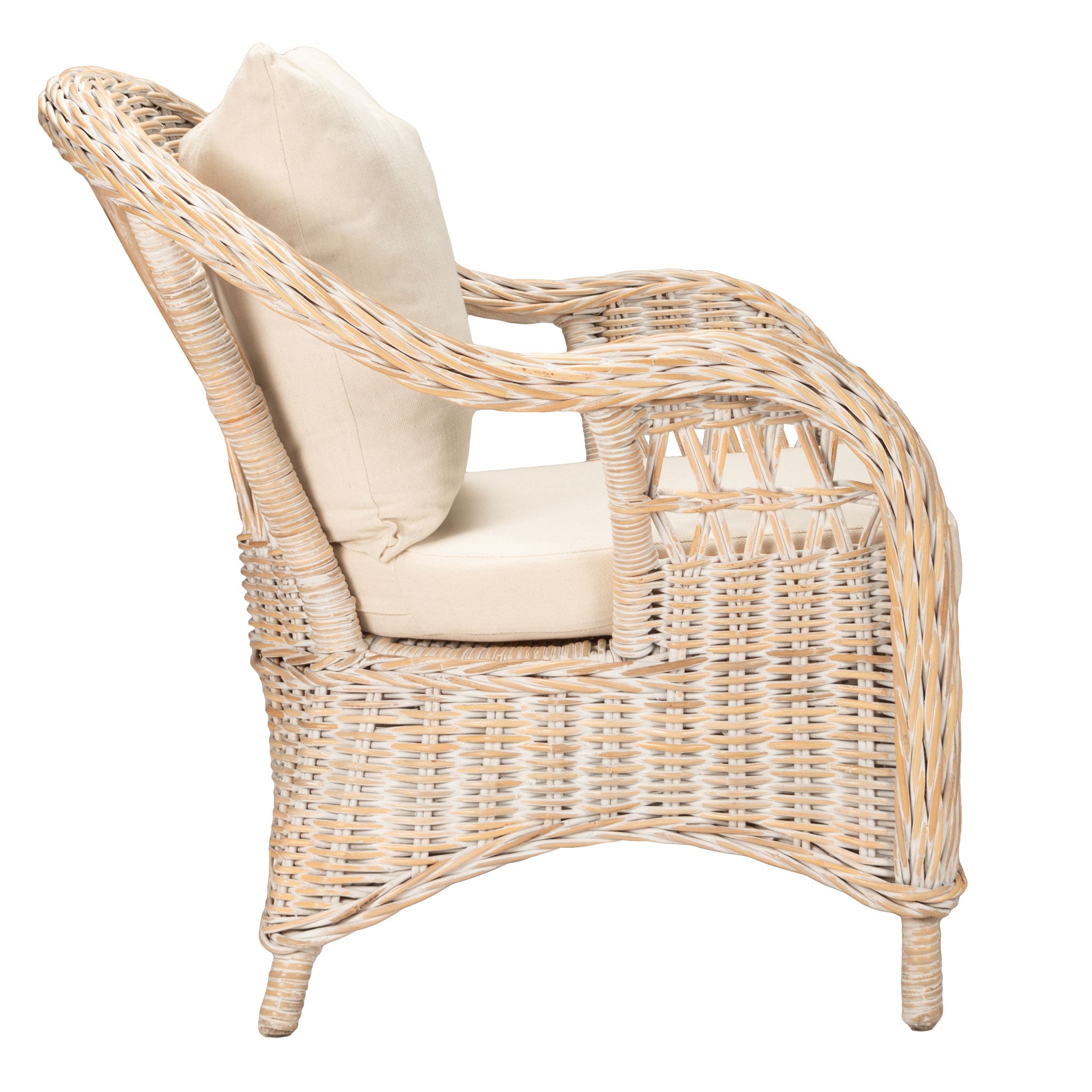 Monterrey Armchair - White Washed