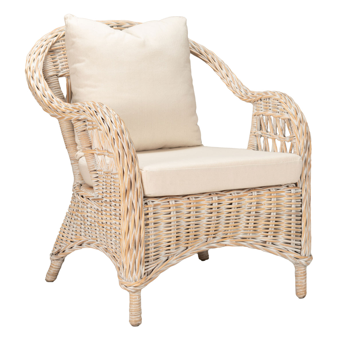 Monterrey Armchair - White Washed
