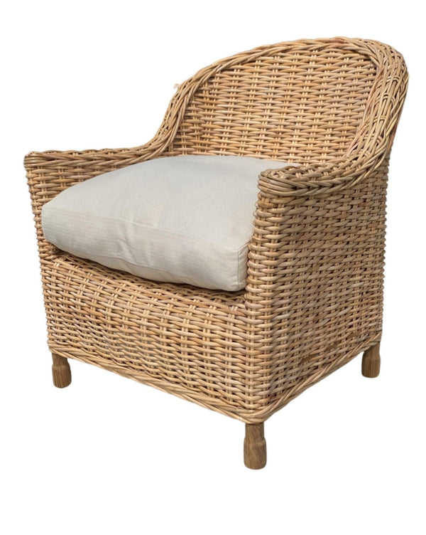 Image of the palms chair with cushion.