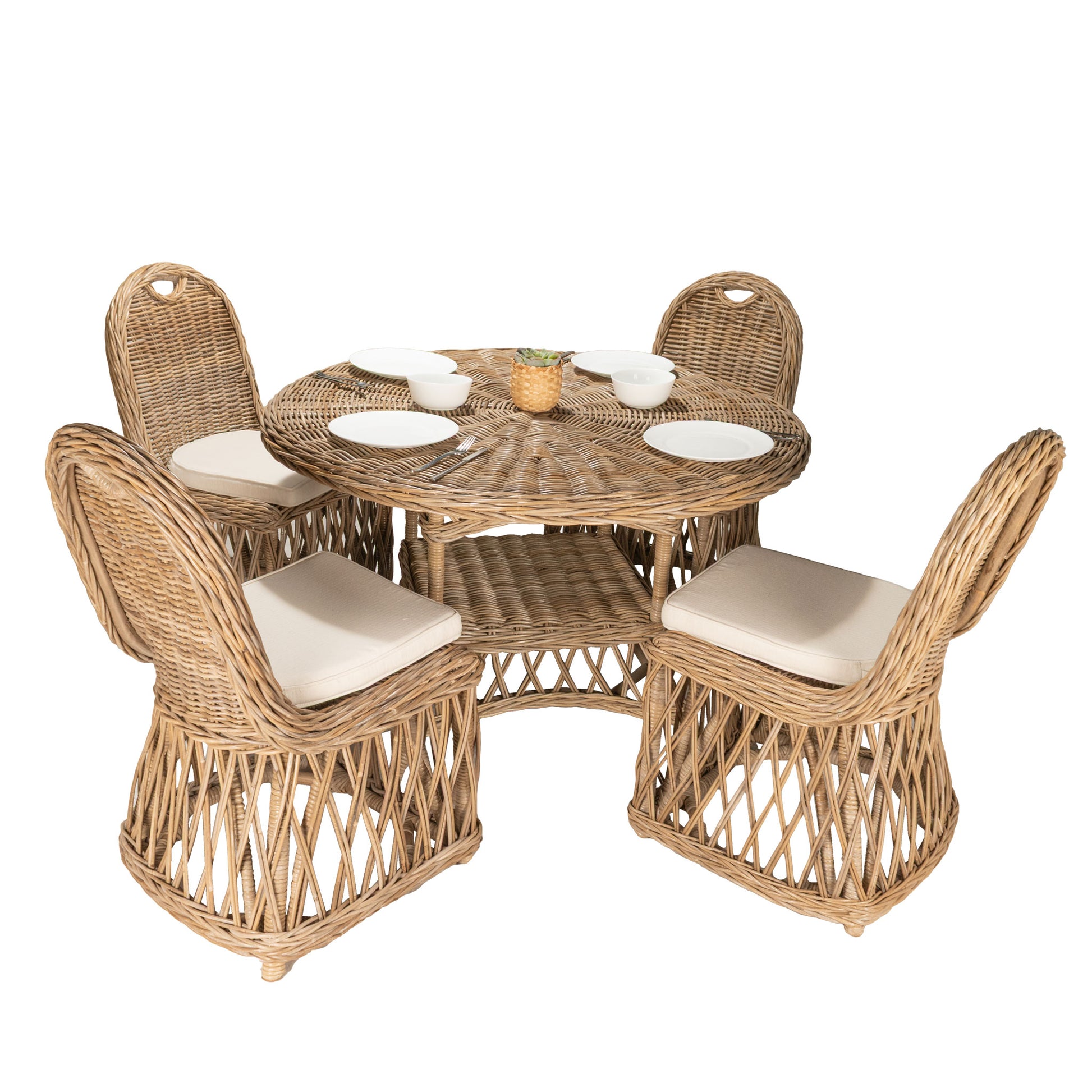 Calistoga Dining Set Natural