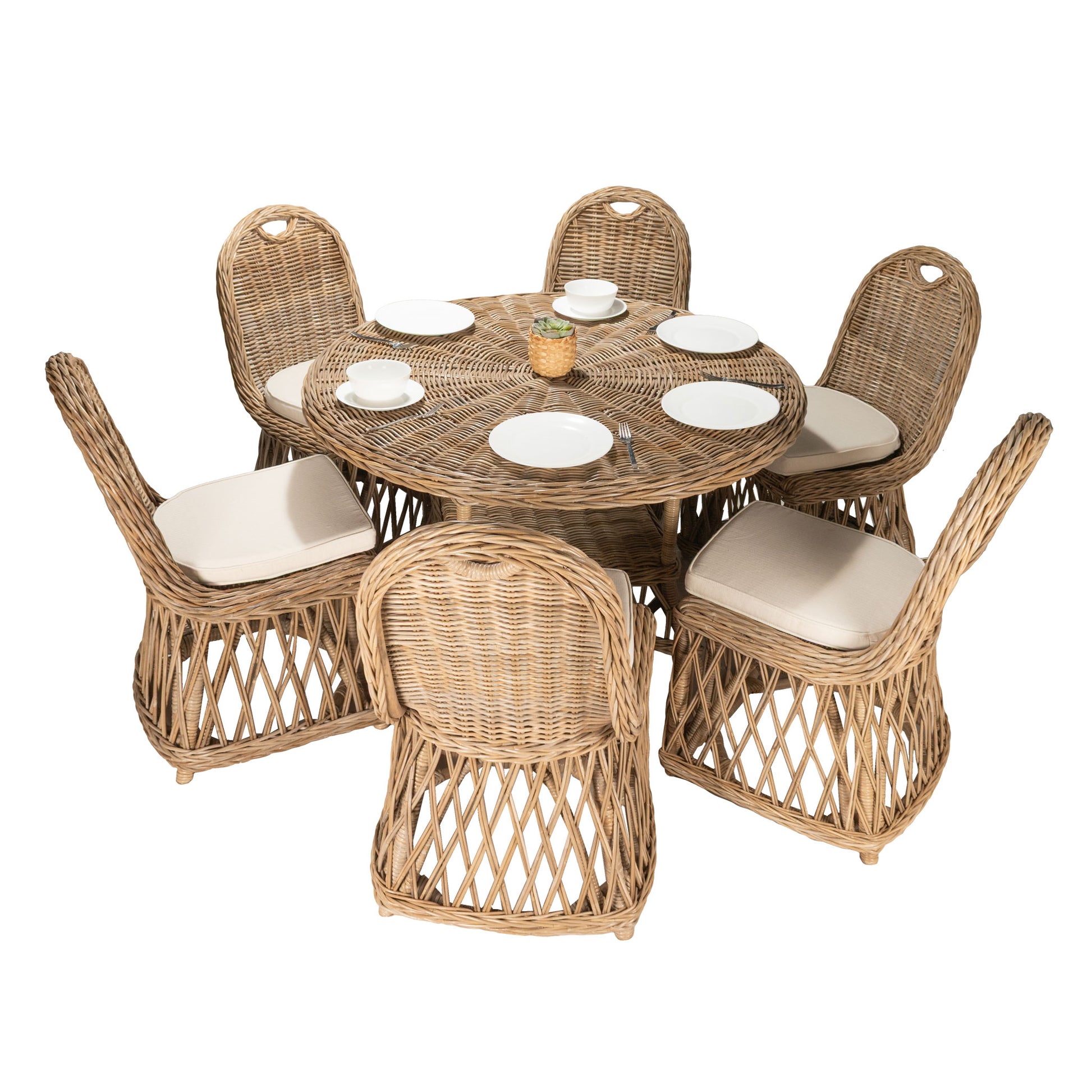 Calistoga Dining Set Natural