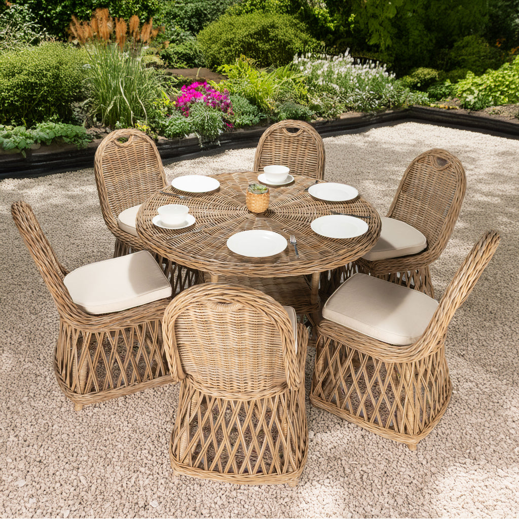 Calistoga Dining Set Natural
