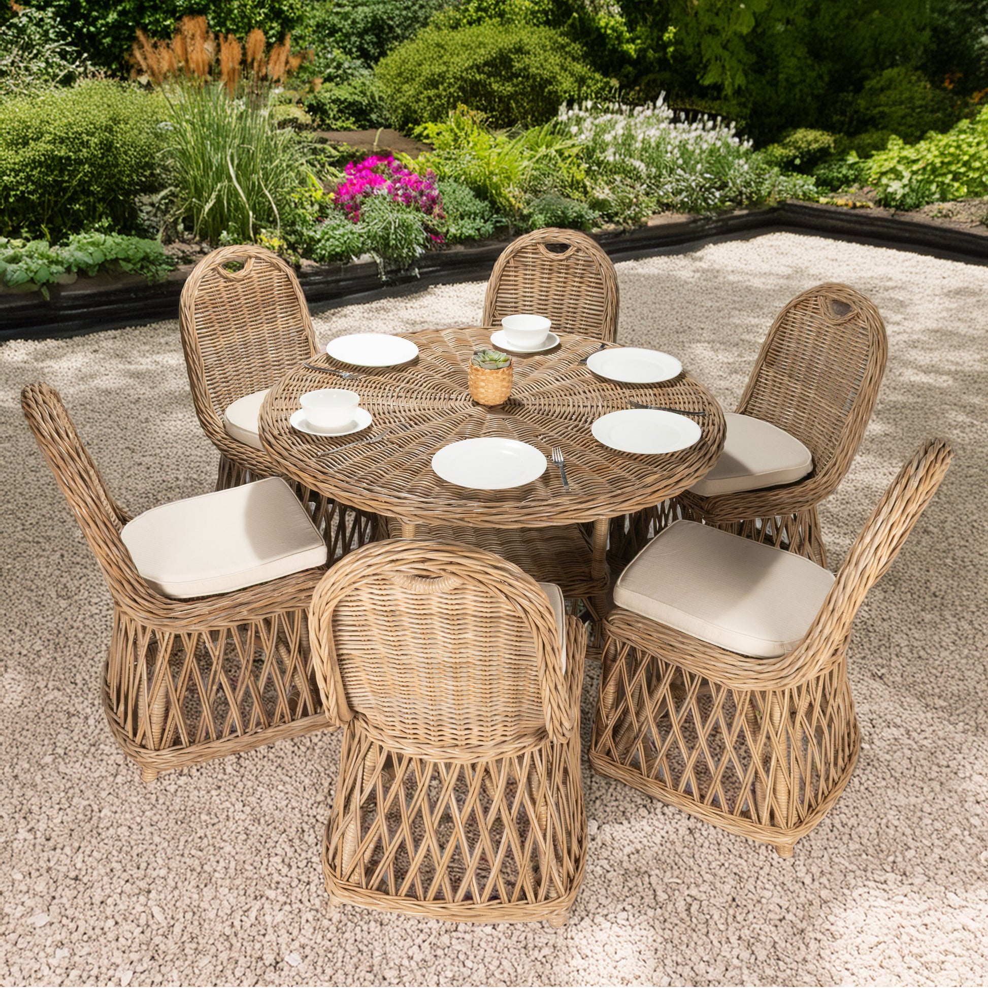 Calistoga Dining Set Natural