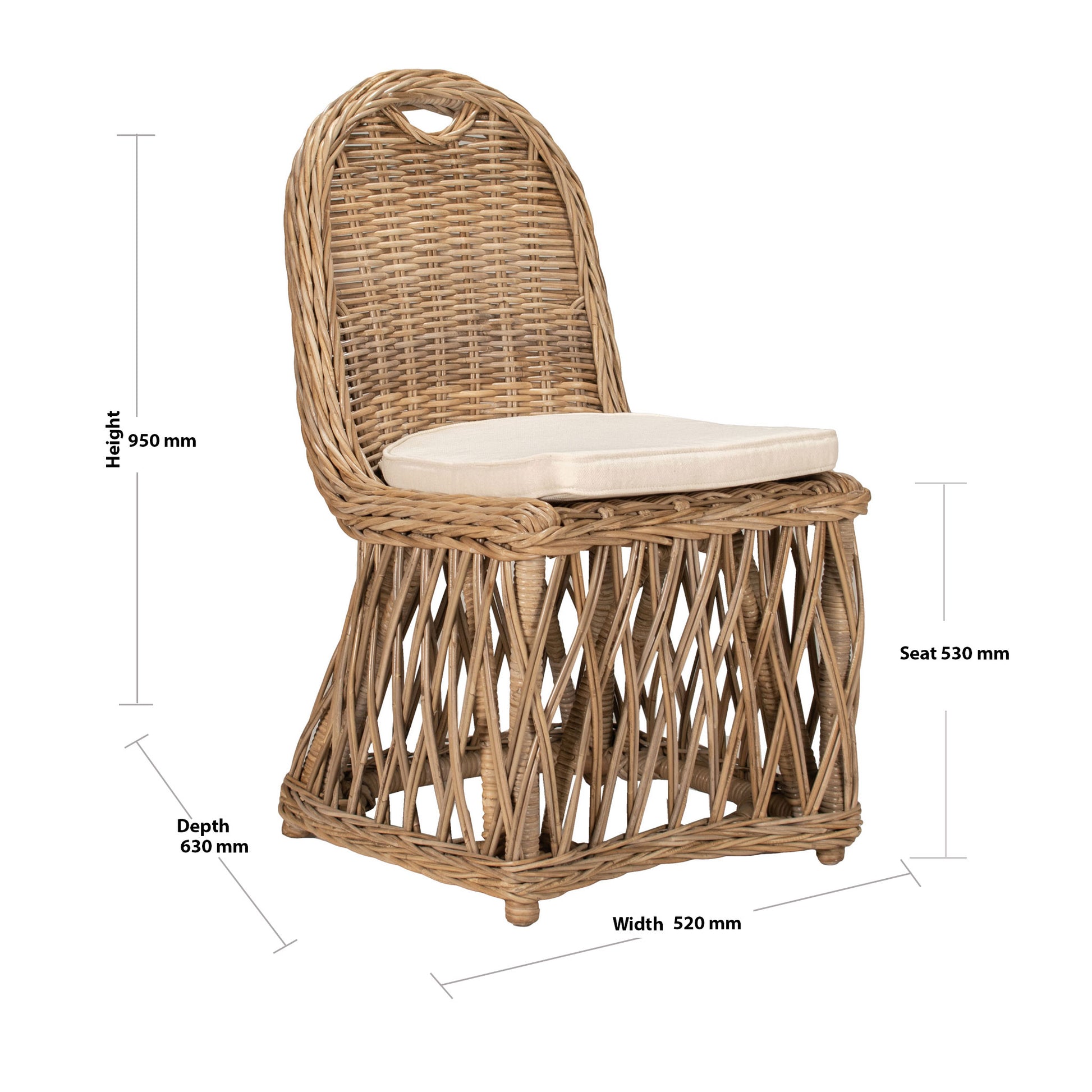 Calistoga Dining Set Natural