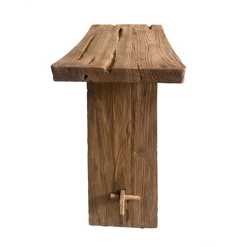 Algourie Reclaimed Teak Bar stool Natural