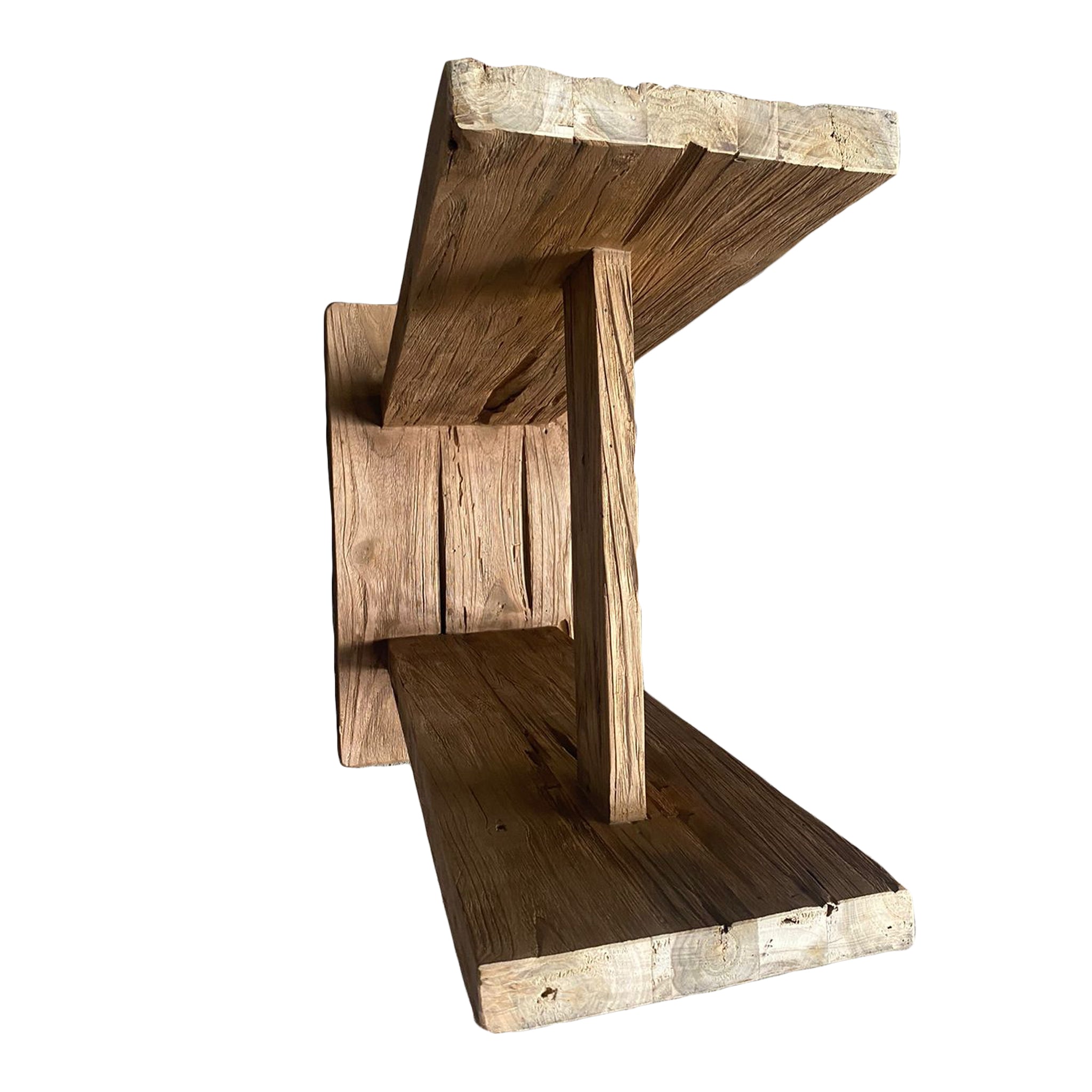 Algourie Reclaimed Teak Bar stool Natural