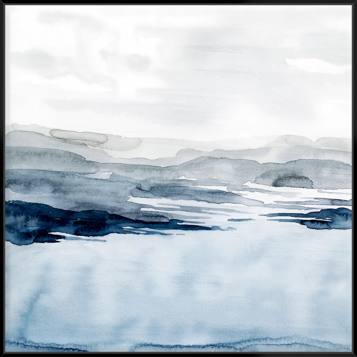 Faded Horizon Canvas
