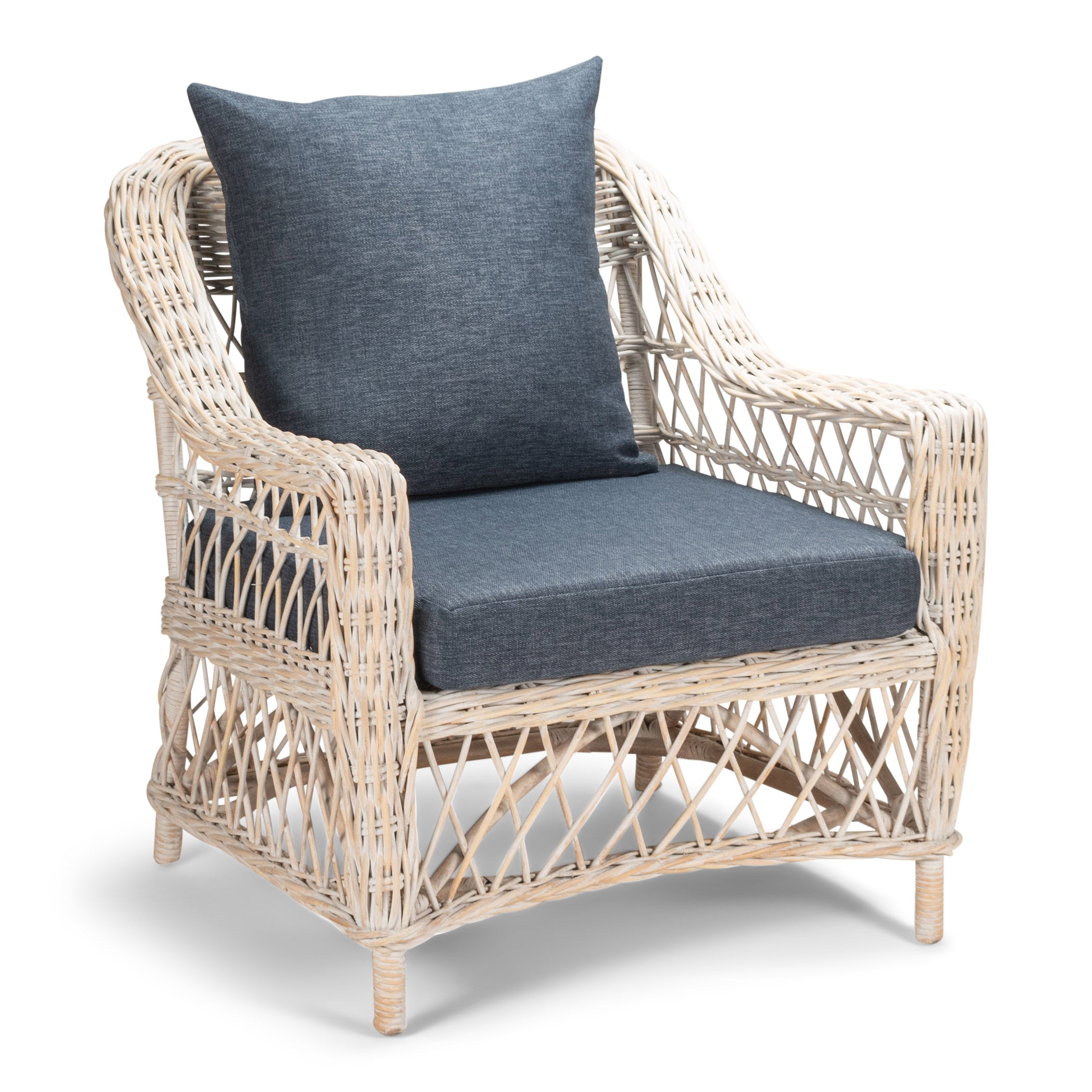 Napa Armchair White Washed