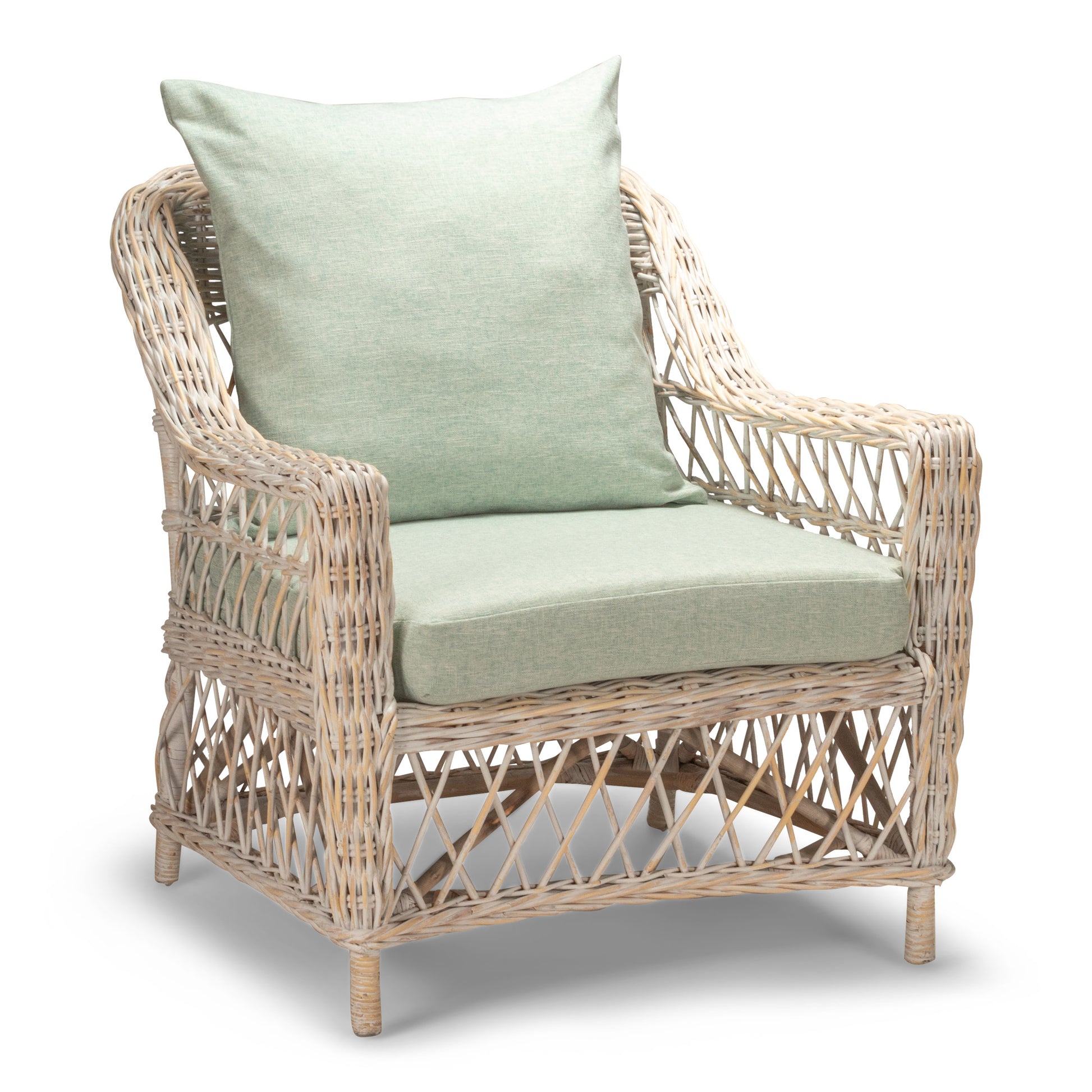 Napa Armchair White Washed