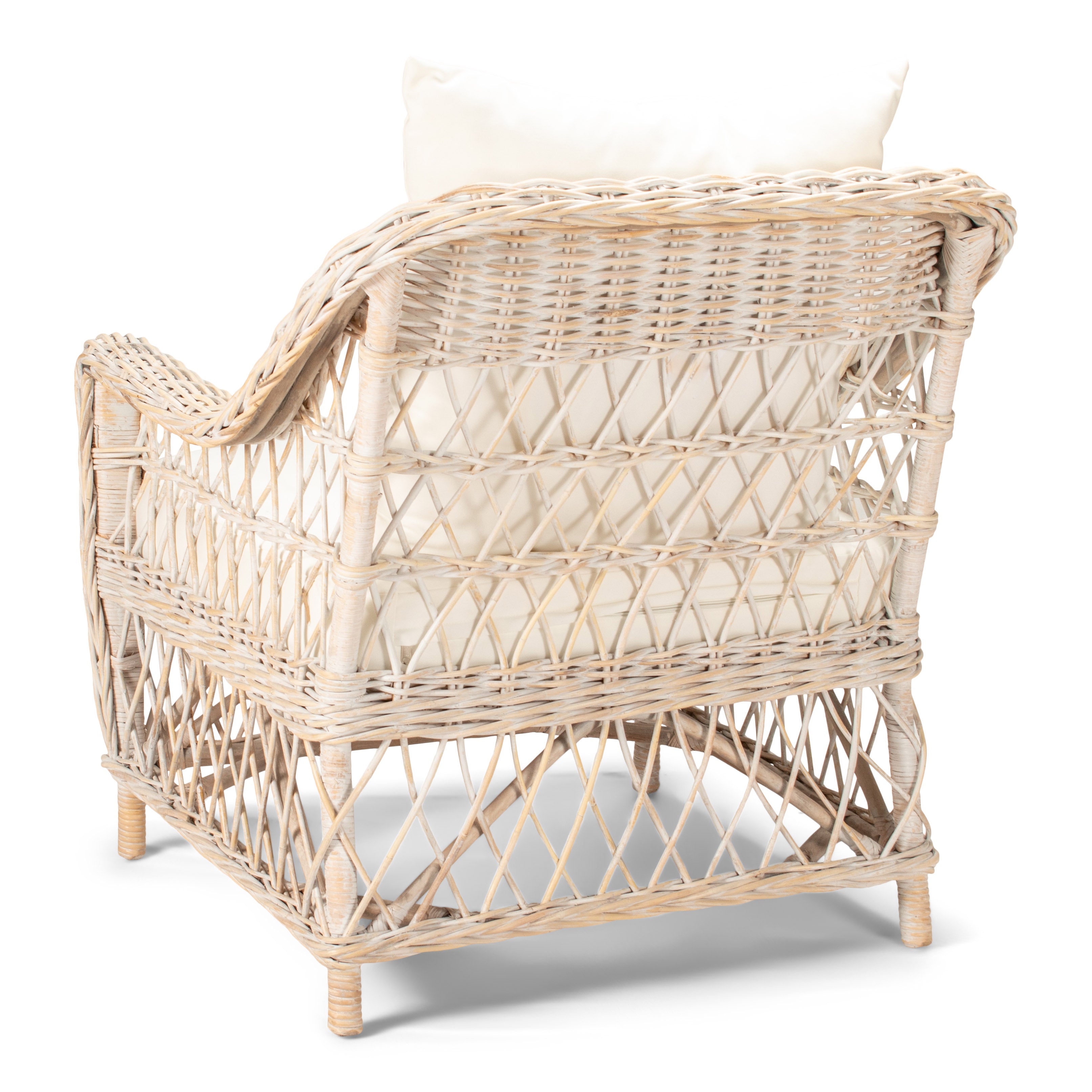 Napa Armchair White Washed