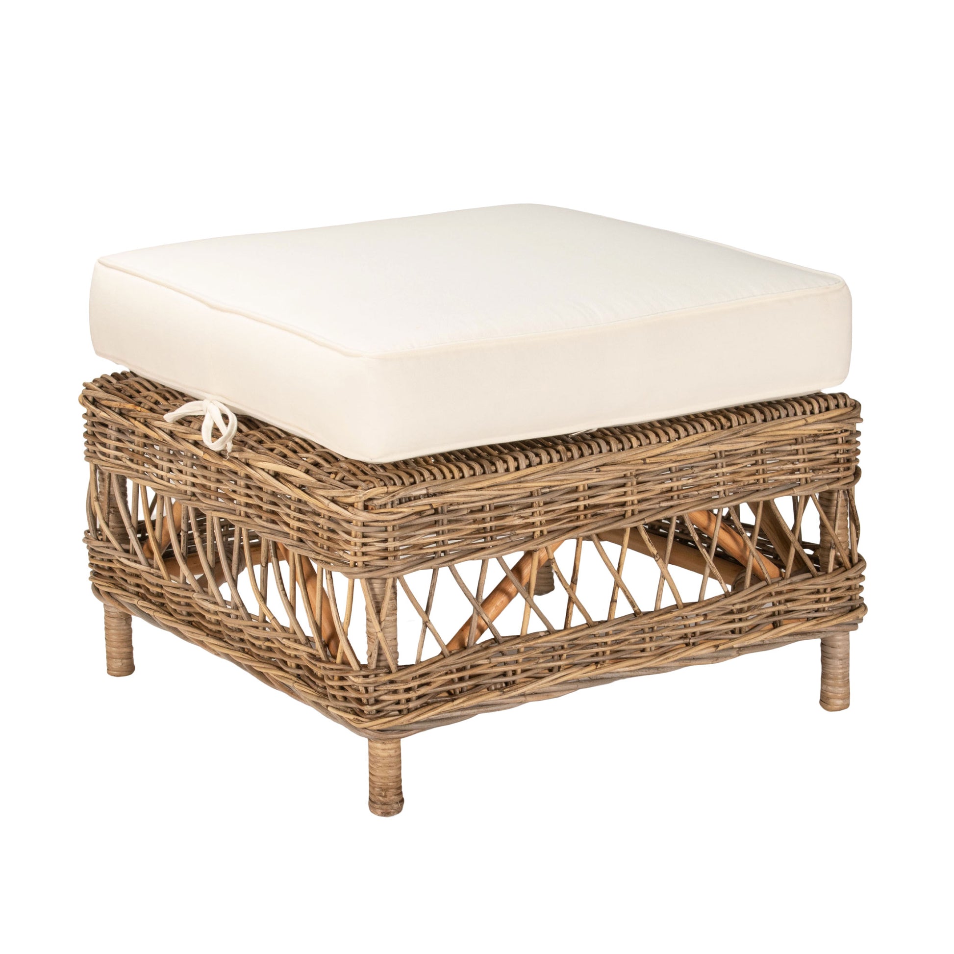 Napa Armchair With Ottoman Natural