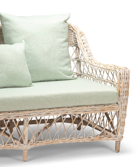 Napa 3 Seat Sofa White Washed