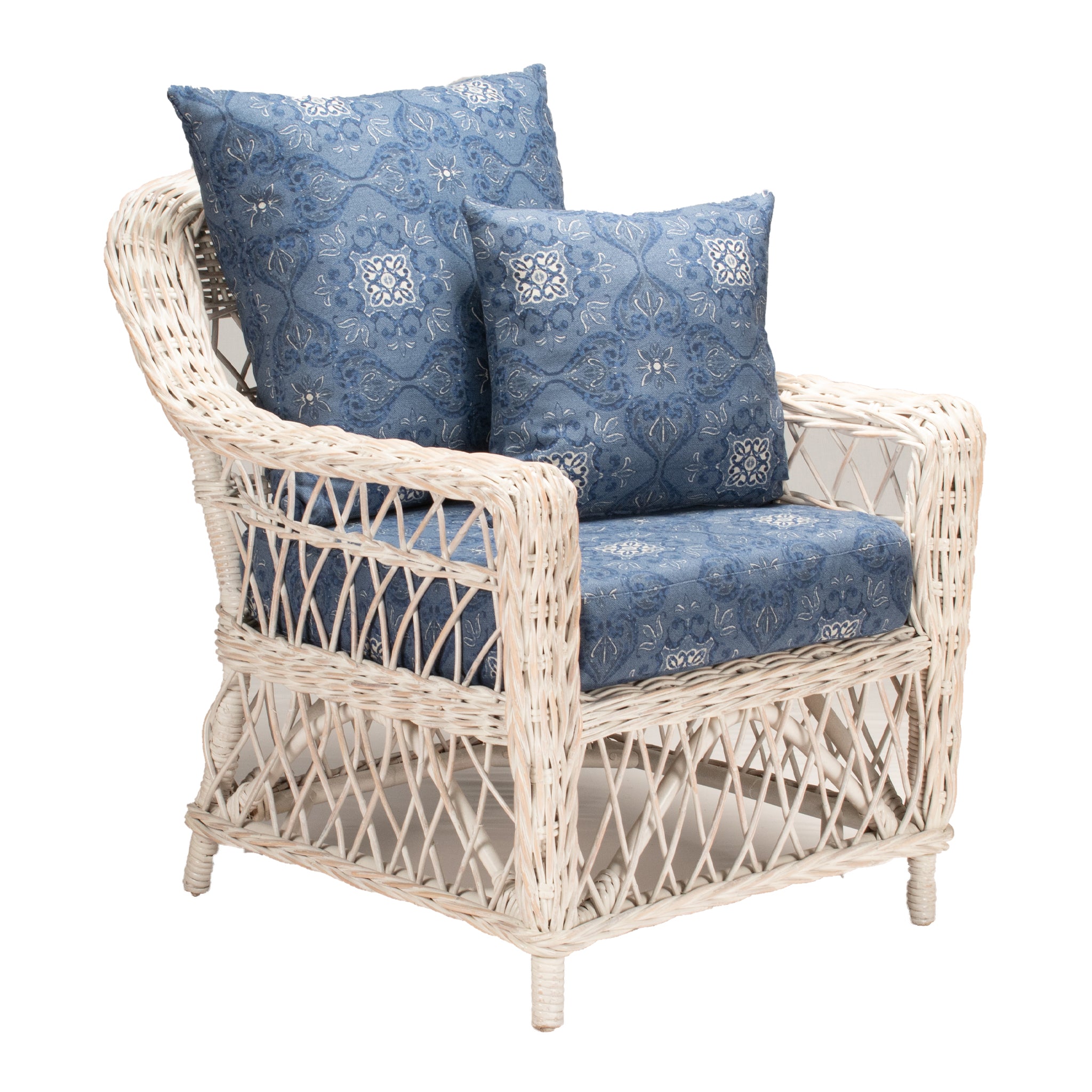 Napa Armchair White Washed