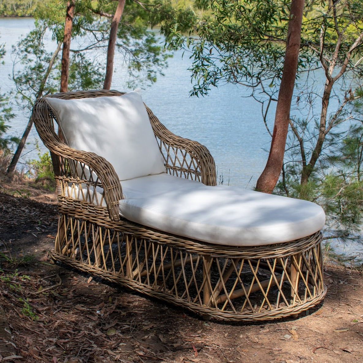 Belize Daybed Rattan Rattan - Daybeds & Lounges – Republic of Rattan