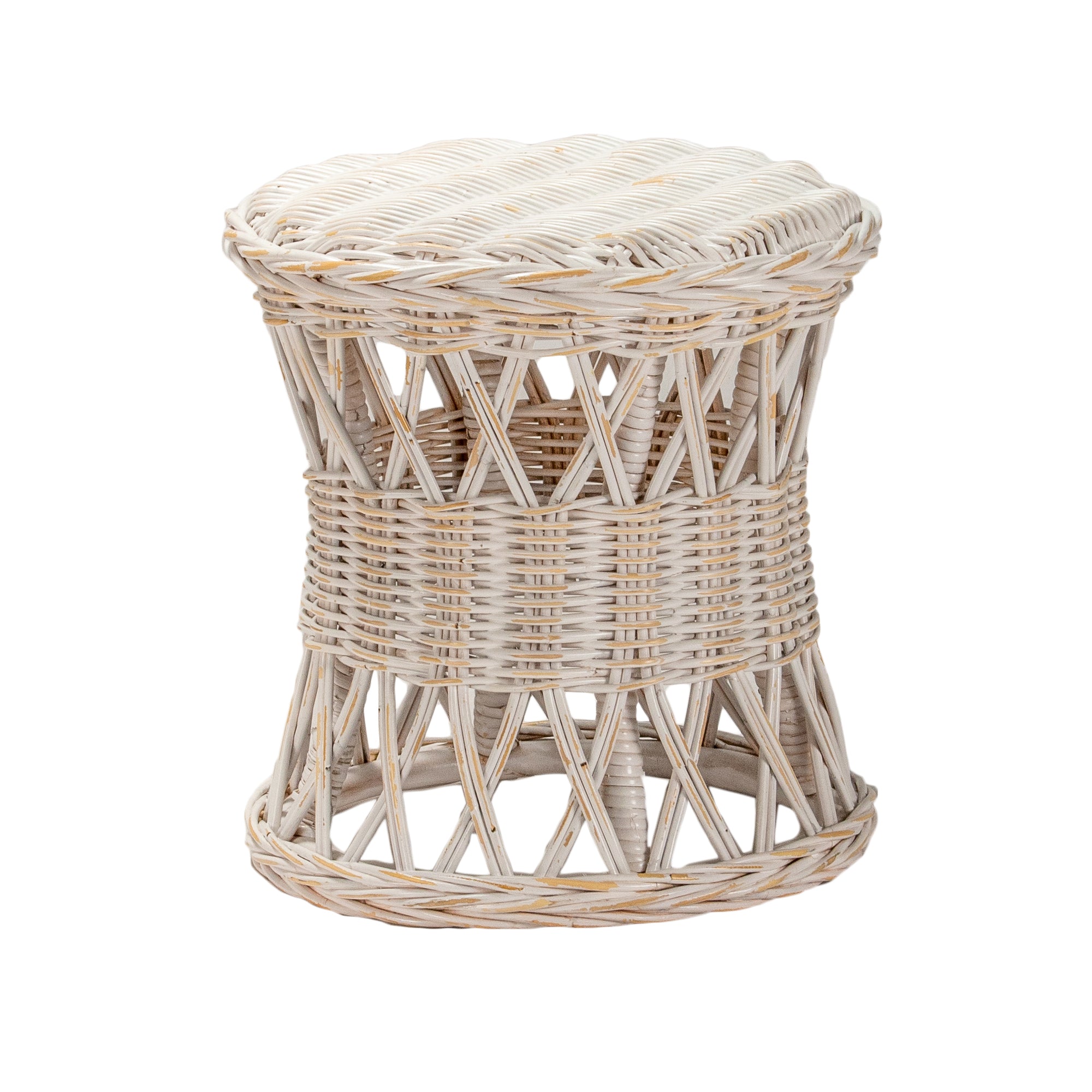 Napa Side Table/Stool White Wash
