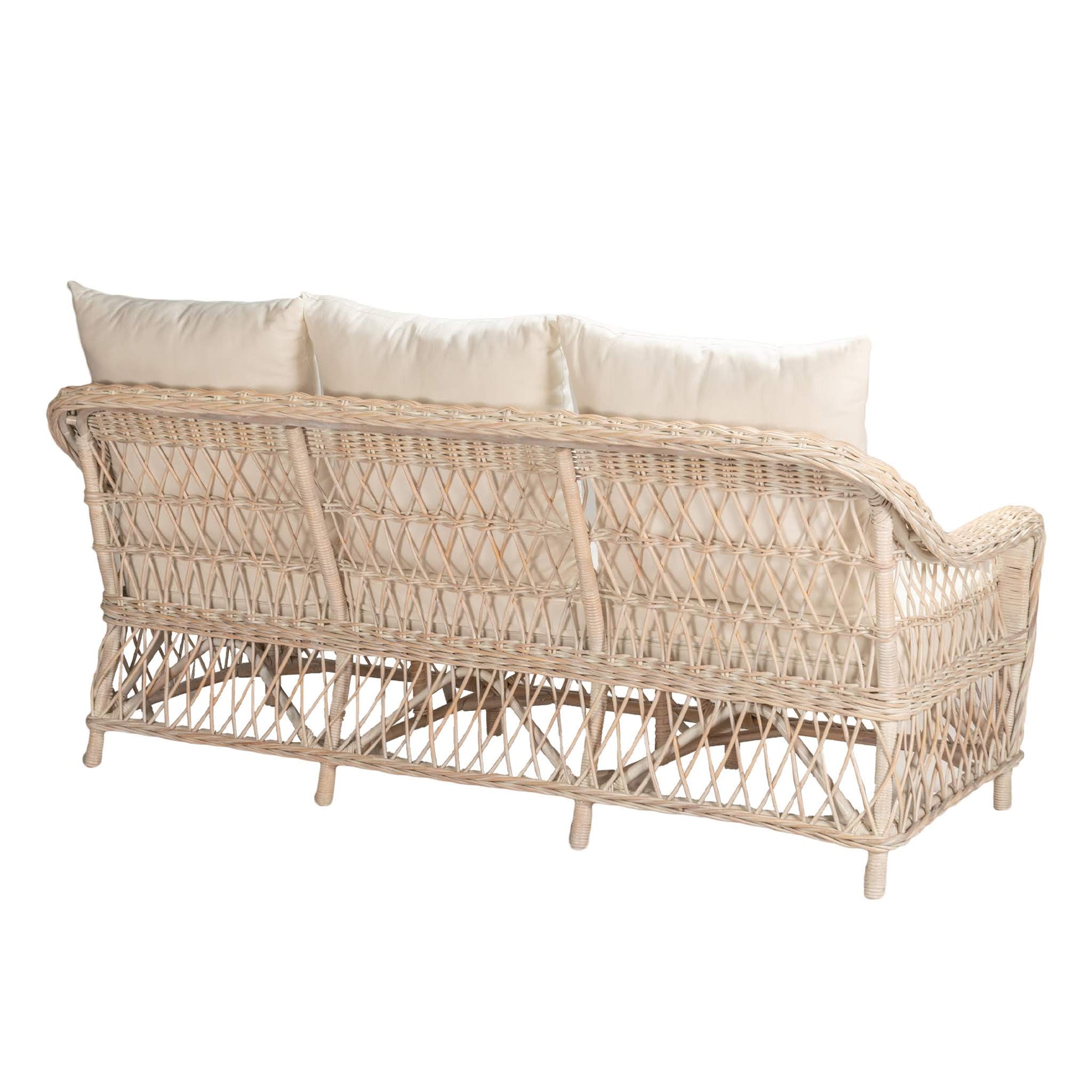 Napa 3 Seat Sofa White Washed