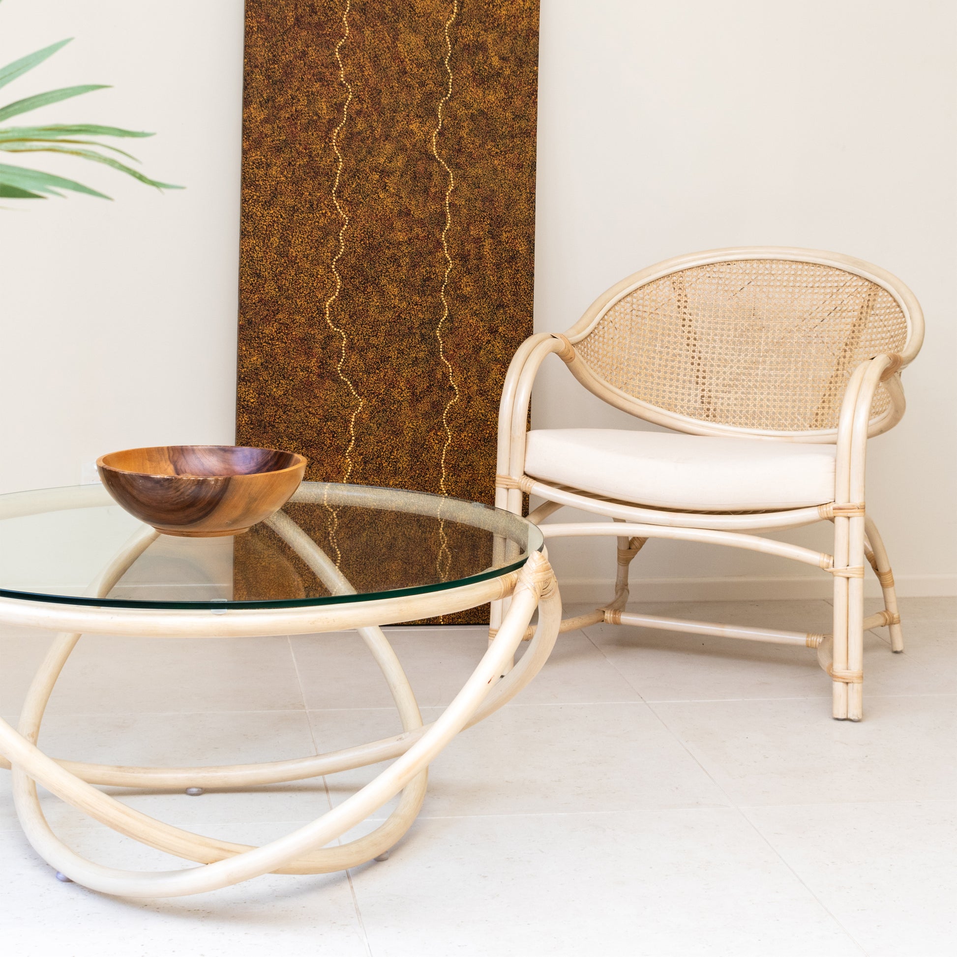 Bel Air Round  Coffee Table Natural