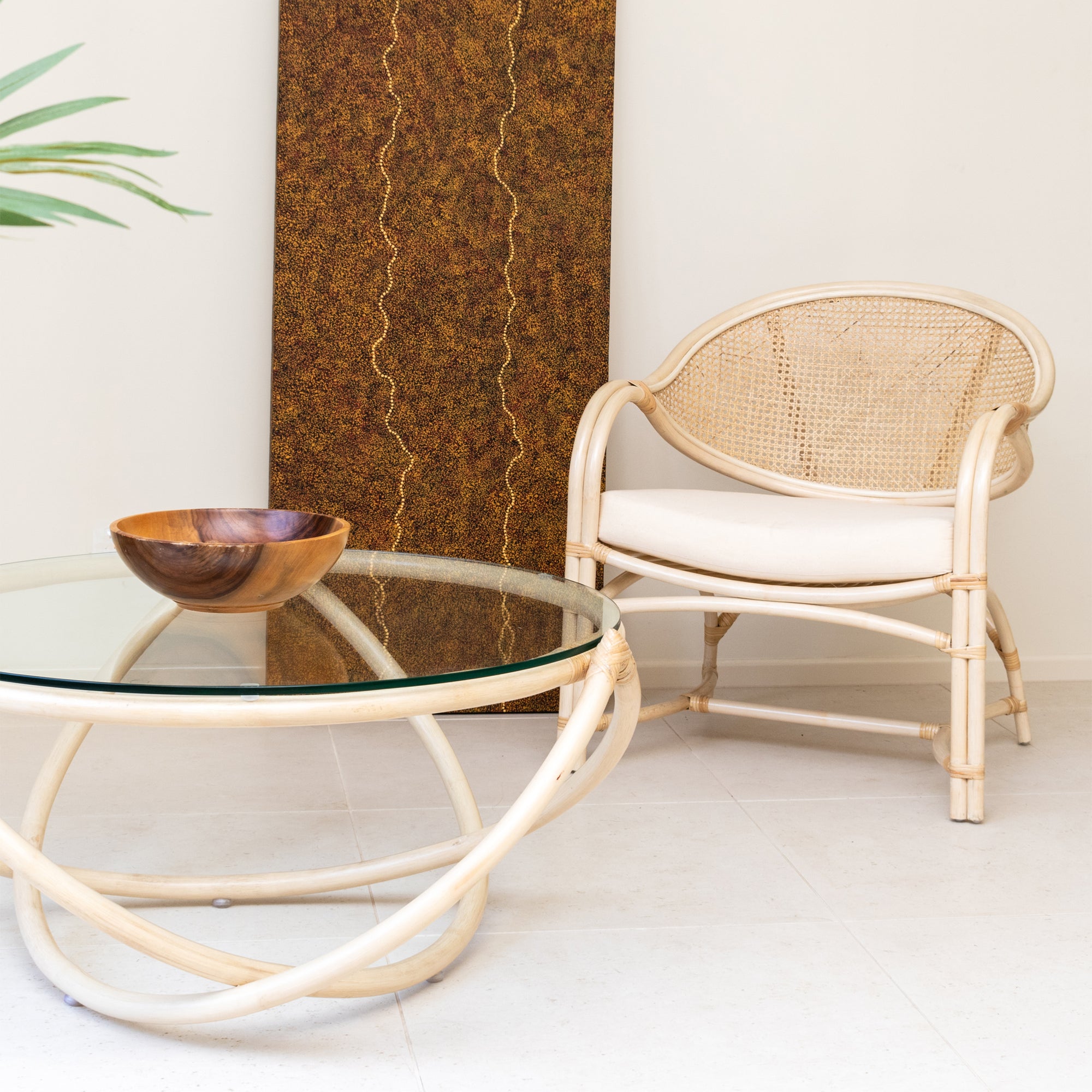 Bel Air Round  Coffee Table Natural